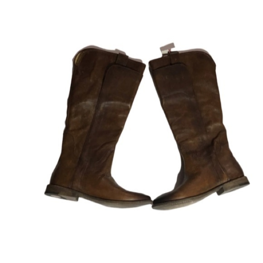 NWT Frye Paige Tall Riding Boot Sz 7B Dark Brown